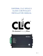 Предварительный просмотр 1 страницы Clic Cardinal WD-02.2 Installation Manual