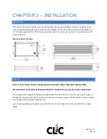 Предварительный просмотр 8 страницы Clic Cardinal WD-02.2 Installation Manual