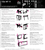 Clic HF 11 Quick Manual preview