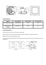 Preview for 6 page of Click CSEF200S Installation, Use And Care Instructions