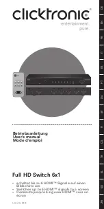 Preview for 1 page of ClickTronic 60809 User Manual