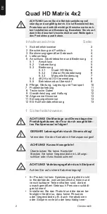 Предварительный просмотр 2 страницы ClickTronic Quad HD Matrix 4x2 User Manual