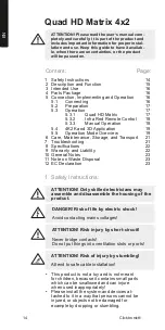 Предварительный просмотр 14 страницы ClickTronic Quad HD Matrix 4x2 User Manual