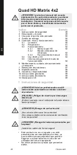 Предварительный просмотр 48 страницы ClickTronic Quad HD Matrix 4x2 User Manual