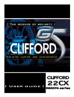 Предварительный просмотр 1 страницы Clifford 22 CX 980074 series User Manual