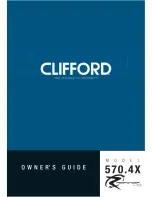 Clifford 570.4X Owner'S Manual предпросмотр