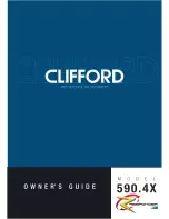 Clifford 590.4X Owner'S Manual предпросмотр