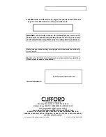 Предварительный просмотр 27 страницы Clifford 600UK How To Use Manual