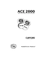 Preview for 1 page of Clifford ACE 2000 Installation Manual