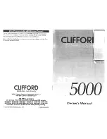 Preview for 1 page of Clifford ACE 5000 Owner'S Manual