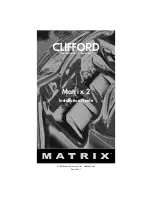 Clifford AvantGuard 2 Installation Manual предпросмотр