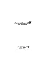 Clifford AVANTGUARD 5 Installation Manual preview