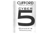 Preview for 6 page of Clifford Cyber 5 Owner'S Manual