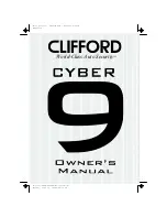 Clifford Cyber 9 Owner'S Manual preview