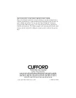 Preview for 16 page of Clifford cyber Arrow 3 Owner'S Manual