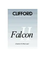 Preview for 1 page of Clifford Falcon 2 Owner'S Manual