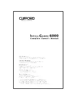 Preview for 1 page of Clifford IntelliGuard 6000 Complete Owner'S Manual