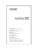 Clifford IntelliGuard 7000 Complete Owner'S Manual preview