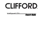 Clifford Intelliguard 770 Owner'S Manual предпросмотр