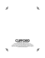 Предварительный просмотр 2 страницы Clifford intelliguard 800-IQ Owner'S Manual