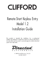 Clifford Matrix 12 Installation Manual предпросмотр