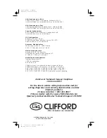 Предварительный просмотр 12 страницы Clifford Prime Level Three Installation Manual