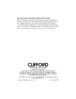 Предварительный просмотр 16 страницы Clifford Sabre 2 Owner'S Manual