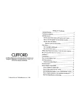 Предварительный просмотр 23 страницы Clifford SE 2020 Special Edition Owner'S Manual