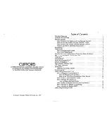 Предварительный просмотр 2 страницы Clifford SE 3030 Owner'S Manual