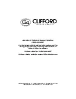 Предварительный просмотр 3 страницы Clifford Tazor 4 Installation Manual