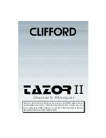 Clifford Tazor II Owner'S Manual preview