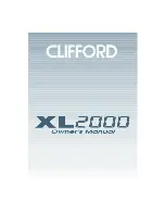 Clifford XL2000 Owner'S Manual preview