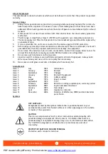 Предварительный просмотр 3 страницы Clifton Range MSH Series Manual