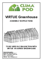 CLIMA POD VIRTUE V9 Series Assembly Instructions Manual preview