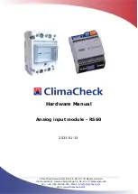 ClimaCheck R560 Hardware Manual предпросмотр