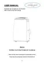 climachill PAC12J User Manual preview