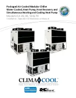 ClimaCool UCA 20 Installation, Operation And Maintenance Manual preview