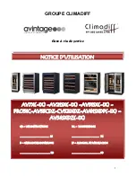 Climadiff Avintage AV21SX Use Instructions preview