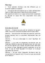 Preview for 13 page of Climadiff CLS110MT Use Instructions