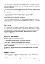 Preview for 42 page of Climadiff CLS16A Instructions Manual