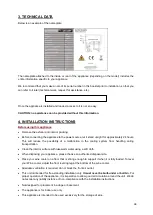 Preview for 38 page of Climadiff CLS40NN Use Instruction