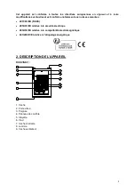 Preview for 9 page of Climadiff DOPIOVINO/1 Use Instructions