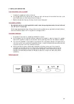 Preview for 45 page of Climadiff Vin Sur Vin CVS33X Instructions Manual