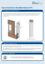 ClimaRad Ventura V1C User Instructions preview