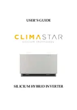 CLIMASTAR SILICIUM HYBRID INVERTER User Manual предпросмотр