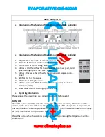 Предварительный просмотр 5 страницы Climate+ EVAPORATIVE CM-6000A Manual