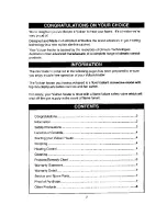 Preview for 2 page of Climate Technologies Vulcan HE 300M Operating Instructions Manual