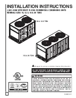 Предварительный просмотр 1 страницы ClimateMaster ACL2120CAZ Installation Instructions Manual