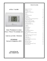 ClimateMaster ATA11U03 Installation Manual предпросмотр