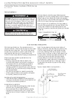 Предварительный просмотр 10 страницы ClimateMaster TMW036 Installation Operation & Maintenance